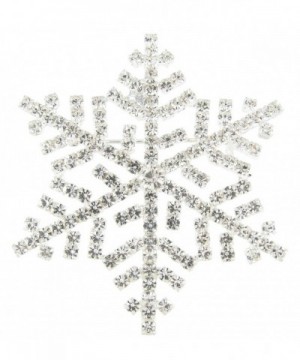 6 Point Holiday Snowflake Rhinestone Crystals