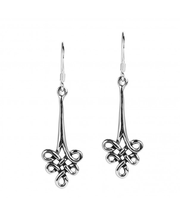 Infinite Celtic Symbol Sterling Earrings