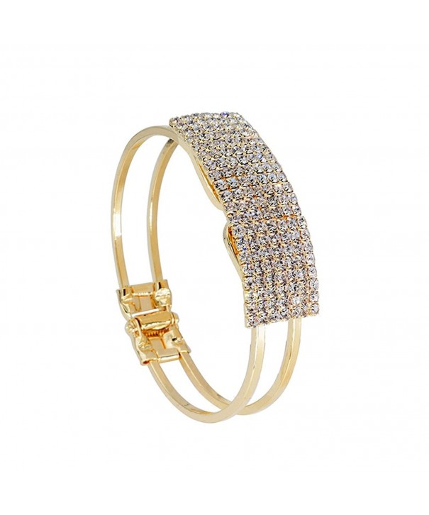 Lisingtool Elegant Wristband Bracelet Crystal