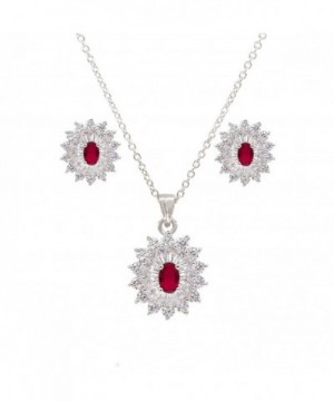 Luxury Jewelry Necklace Earrings Zirconia