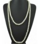 Pearls Flapper Cluster Necklace Gatsby