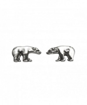 Small Sterling Silver Polar Earrings