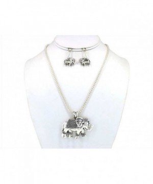 Elephant Textured Necklace Jewelry Nexus