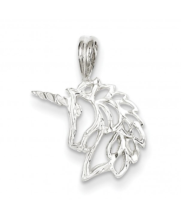 Sterling Silver Unicorn Head Charm