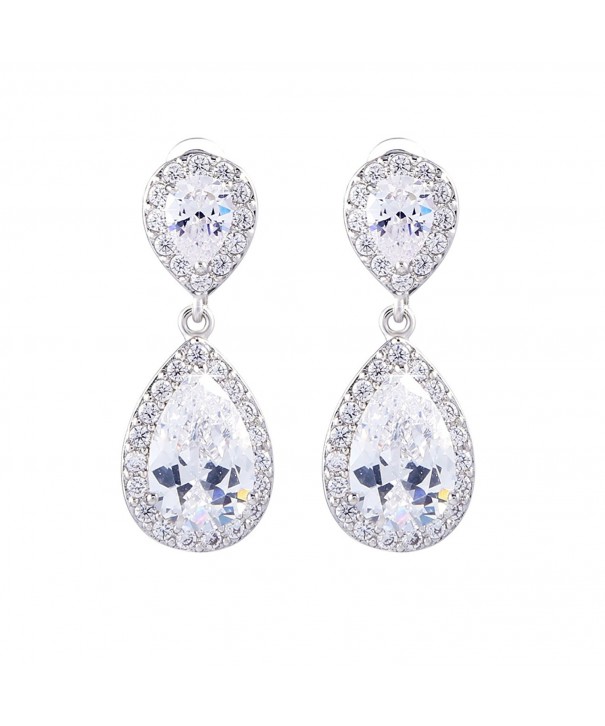 GULICX Sapphire Zirconia Flawless Earrings