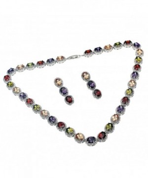 Hermosa Necklace Earrings Sapphire Multicolor