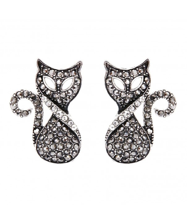 DaisyJewel Fancy Marcasite Rhinestone Earrings