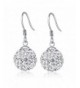 Chaomingzhen Sterling Silver Crystal Earring