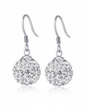 Chaomingzhen Sterling Silver Crystal Earring