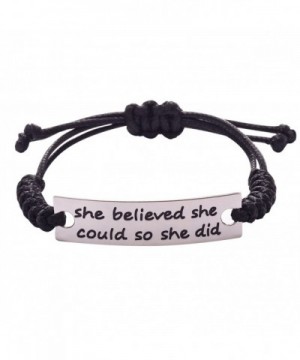 BaubleStar Inspirational Bracelets Engraved Girls BAN0047