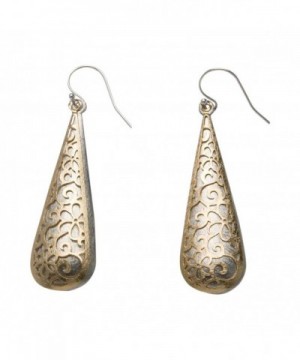 Takobia Scratched Flashed Teardrop Pendants