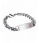 HooAMI Stainless Medical Bracelet Engraving