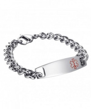 HooAMI Stainless Medical Bracelet Engraving