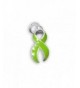 Green Ribbon Charm Large Retail