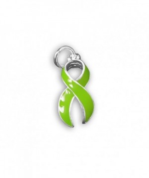 Green Ribbon Charm Large Retail