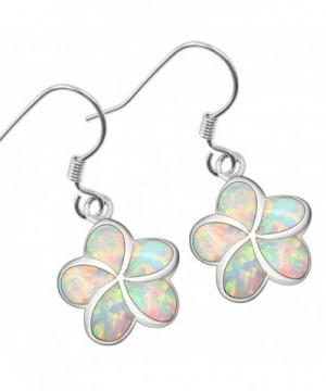 Sinlifu Hawaiian Plumeria Flower Earring