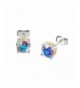 VAN LECONY Plated Flower Earrings