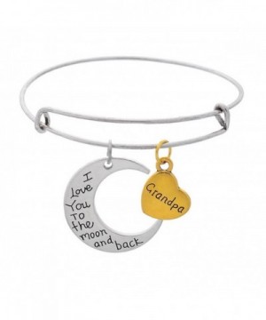 Pendants Grandpa Expandable Bangle Bracelet