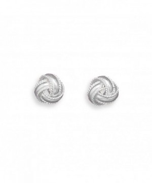 Love Knot Sterling Silver Earrings