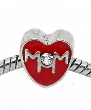 Mother Heart Snake Chain Bracelet