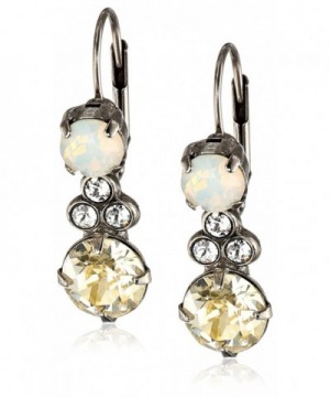 Sorrelli Clustered Circular Crystal Earrings
