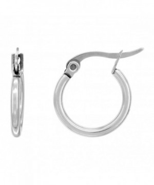 Stainless Steel Hoop Earrings Closure