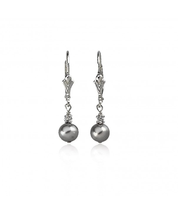 Sterling 5 0 6 0mm Freshwater Cultured Earrings