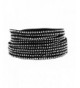 Velvet Rhinestone Bling Wrap Bracelet