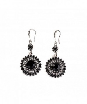 Fashion Crystal Synthetic Turquoise Earrings