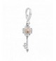 Charm Diamonds Sterling Silver Rose