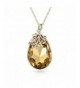 Alantyer Necklace Teardrop Swarovski Birthstone