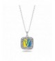 Syndrome Awareness Classic Silver Necklace