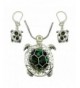 DianaL Boutique Silvertone Abalone Necklace
