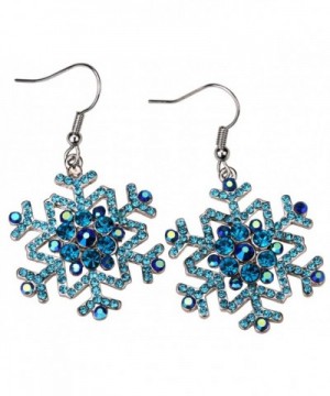 Hiddleston Jewelry Snowflake Earrings Christmas