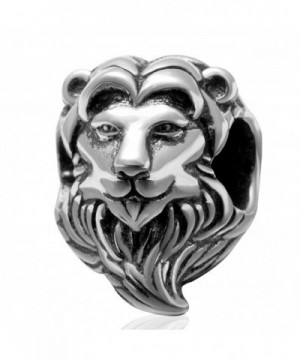 Sterling Silver Lion Head Charm
