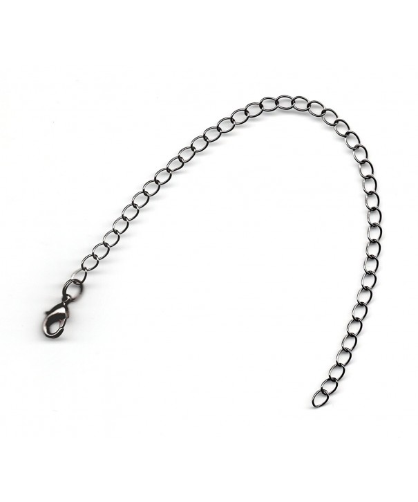 Gunmetal Plated Necklace Extender Lobster