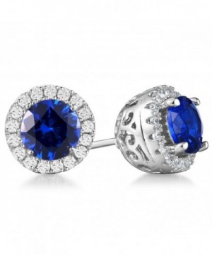 Vibrille Sapphire Sterling Earrings Zirconia