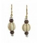 NOVICA Brass Glass Beaded Earrings