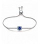 Vibrille Adjustable Sterling Cushion Cut Sapphire