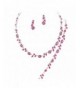 Affordable Rhinestone Bridesmaid Necklace Bracelet