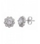 Sterling Silver Zirconia Earrings sterling silver