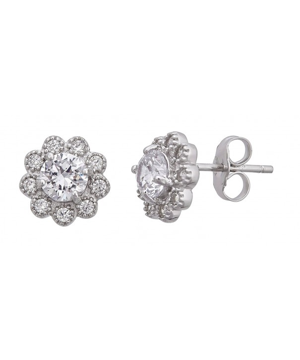 Sterling Silver Zirconia Earrings sterling silver