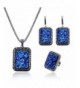 Fashion Colorful Necklace Earring Simulated
