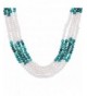 Simulated Turquoise Cultured Freshwater Necklace