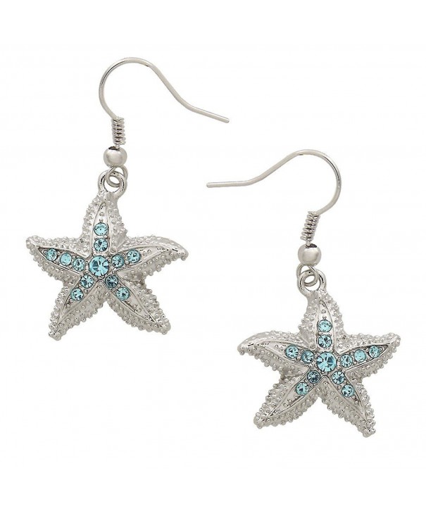 Liavys Starfish Fashionable Earrings Sparkling