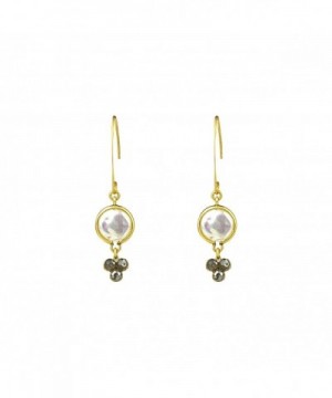 Mother Pearl Hammer Drop Earring