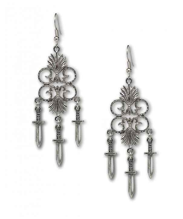 Chandelier Earrings Medieval Renaissance Jewelry