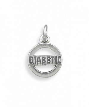 Corinna Maria Sterling Silver Round Diabetic