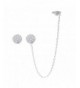 Sterling Silver Circle Single Earrings