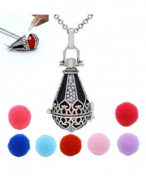 Teardrop Rhinestone Locket Essential Aromatherapy